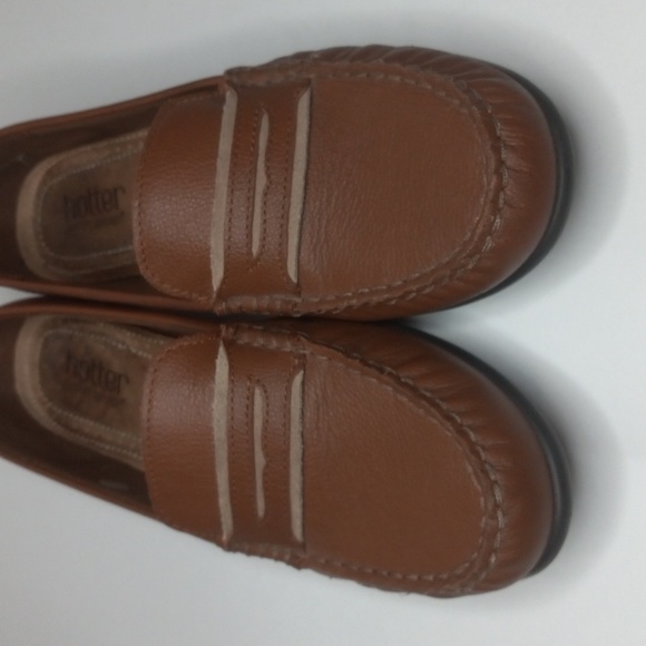 Hotter Comfort Concept Leather Loafers Slip-Ons Size 7.5 - Picture 5 of 11